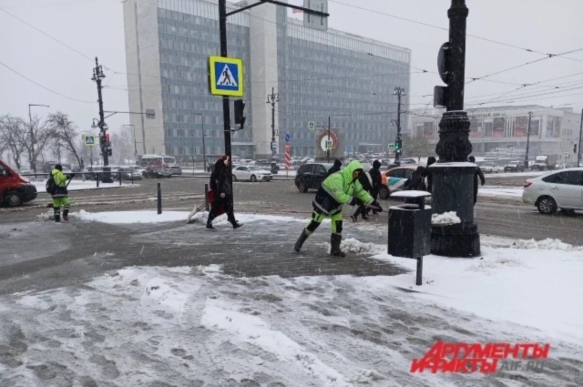    В Пермском крае объявлено штормовое предупреждение из-за снегопада в апреле