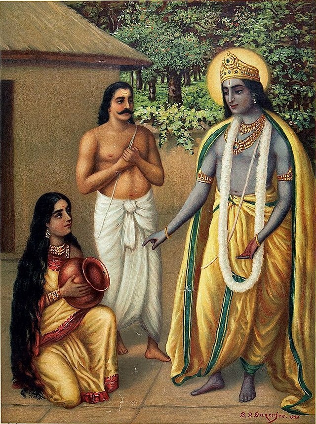 Кришна, Драупади и Акшая Патра