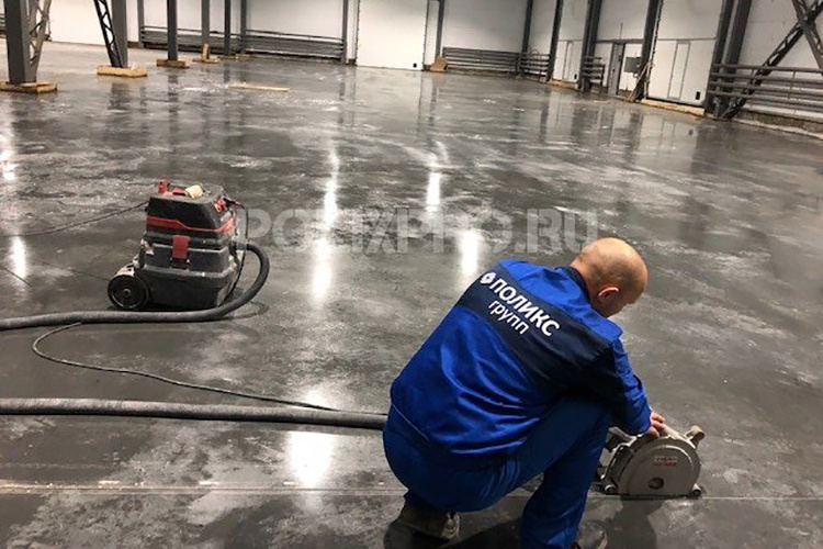 Ремонт промышленных бетонных полов