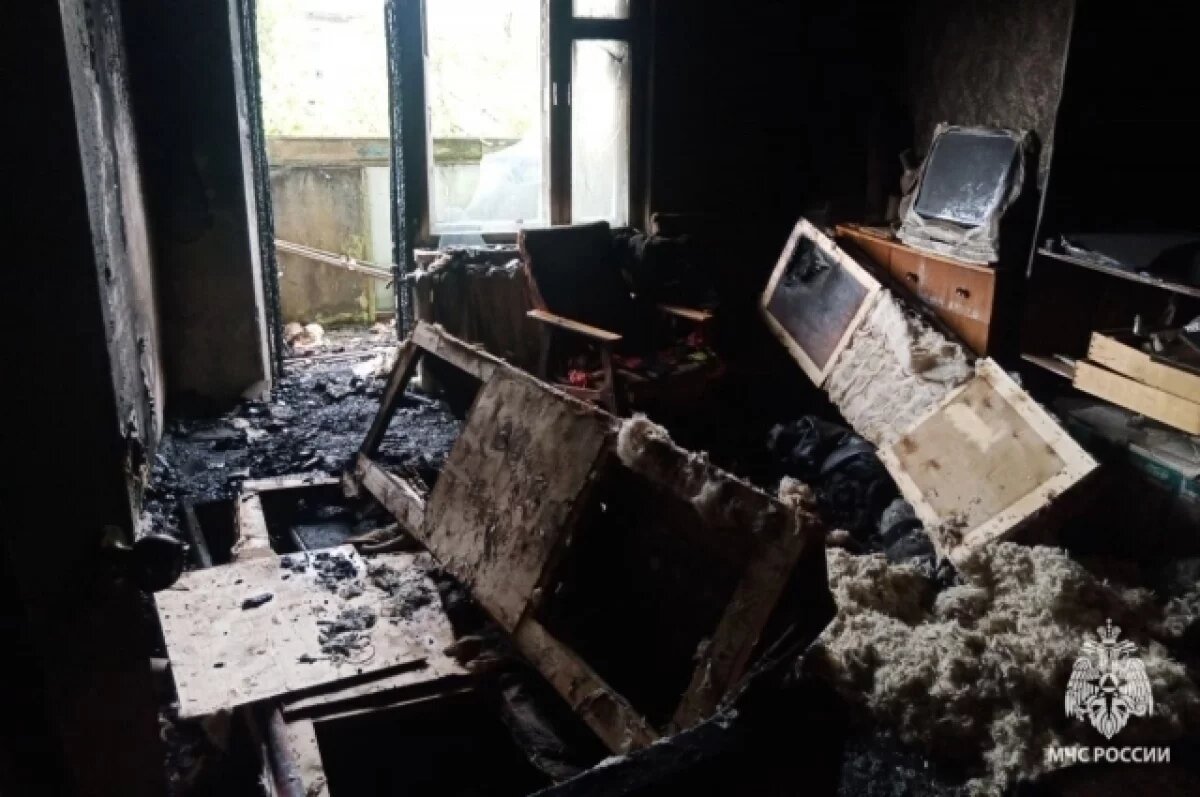    На пожаре в брянском Новозыбкове погиб пенсионер