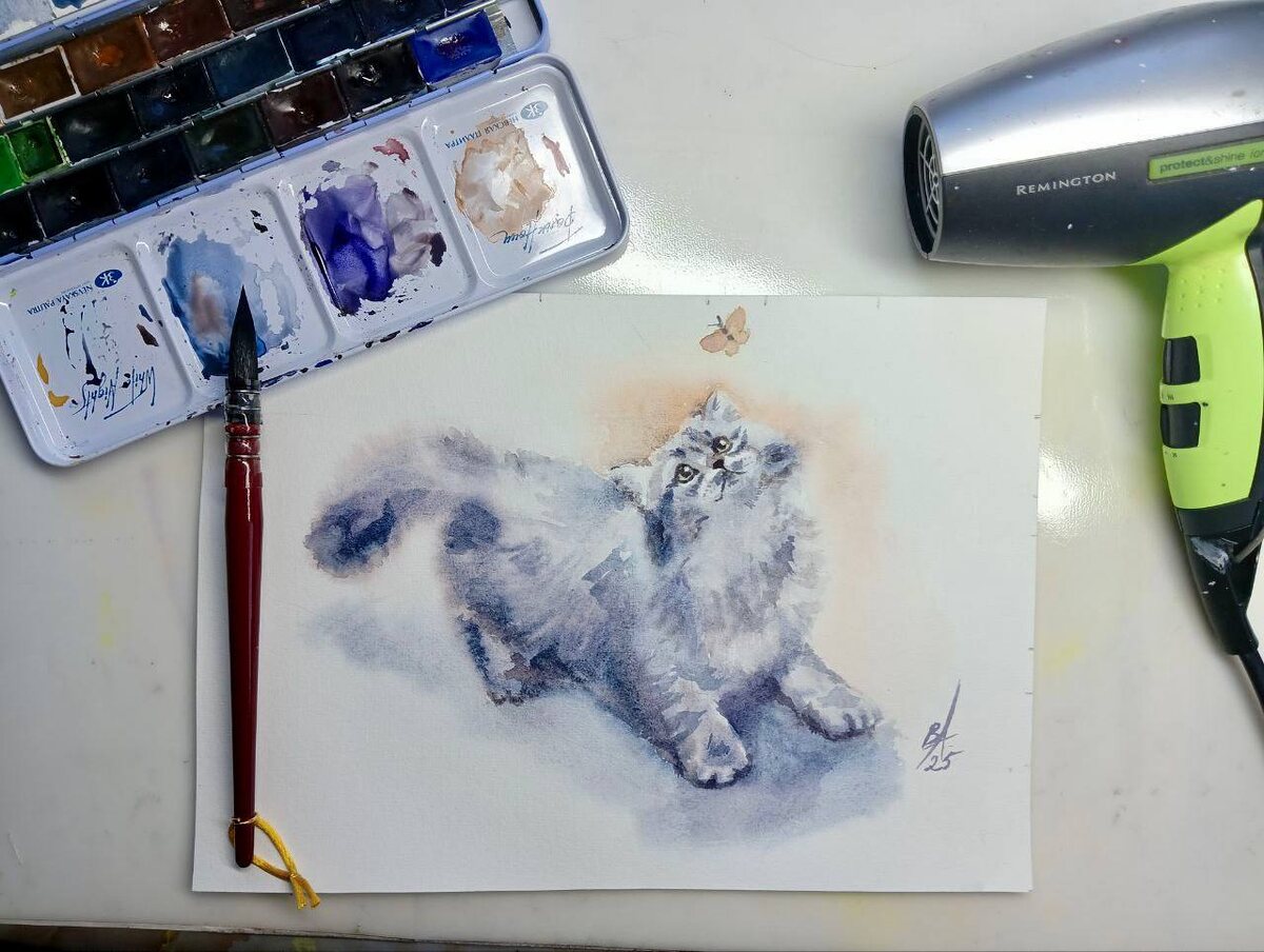 Фото Валерии Агламазовой - куратора онлайн-школы акварели Артилайк