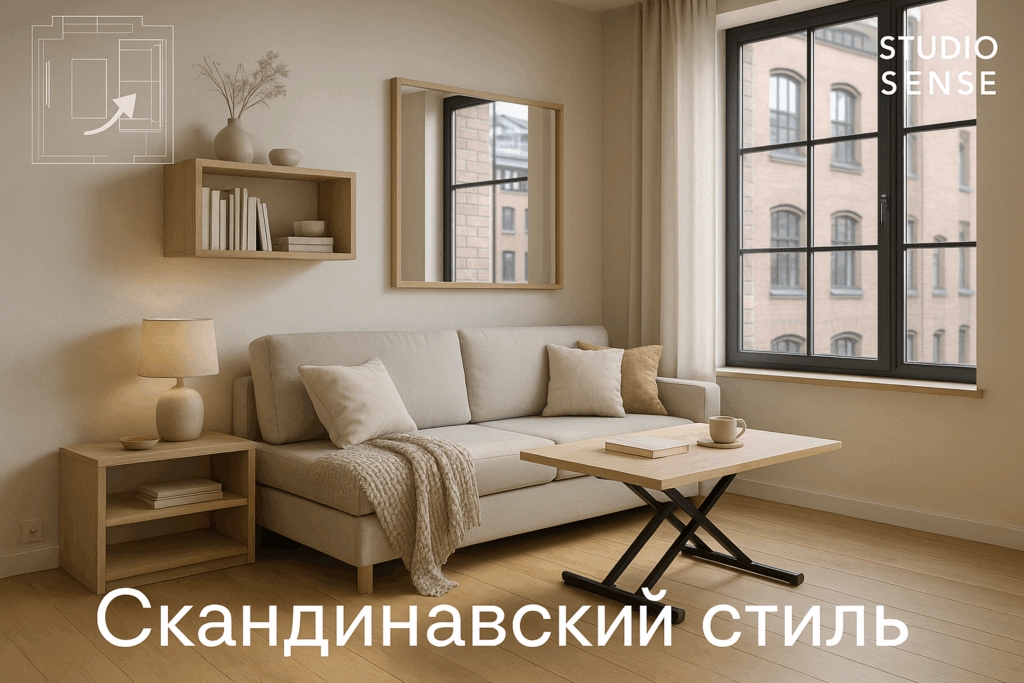    Гостиная в маленьком доме обновленный дизайн Keri