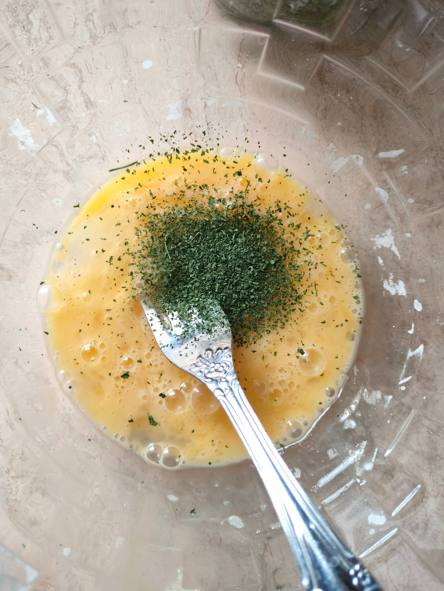 Фото автора. Взбитые яйца