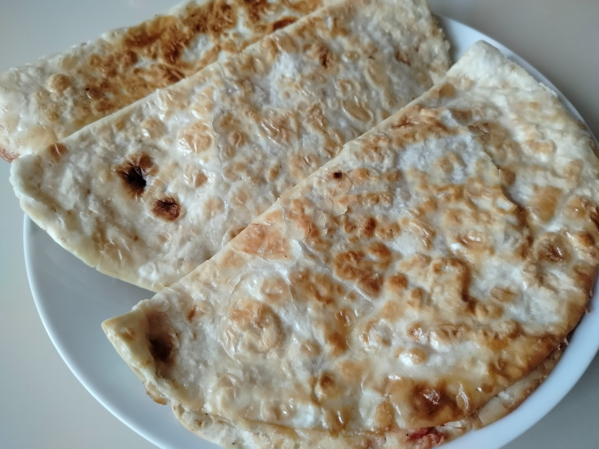 Мини лавашики с начинкой на сковороде. 