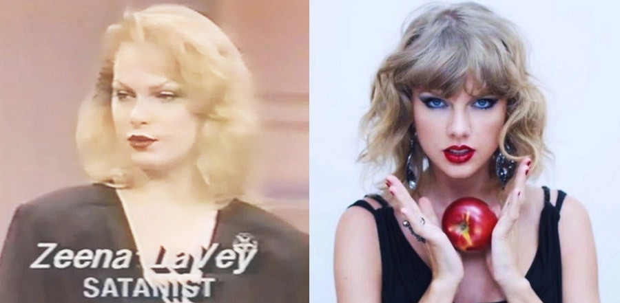 Слева - Зина Лавей, справа - Тейлор С