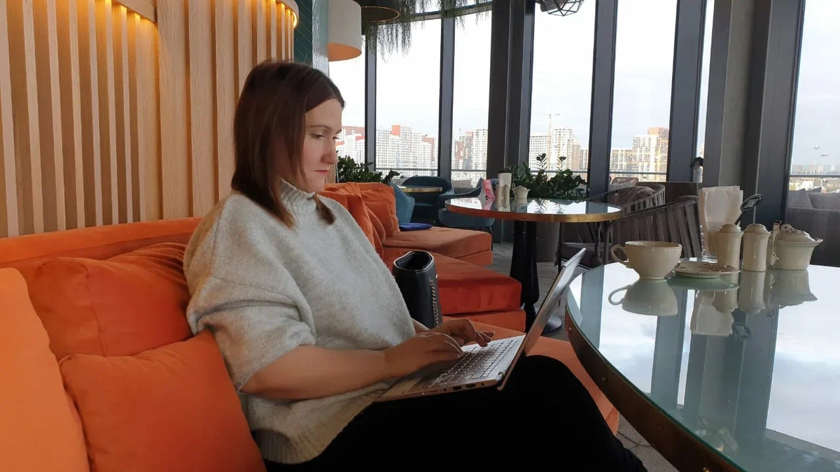 Я за работой в ресторане