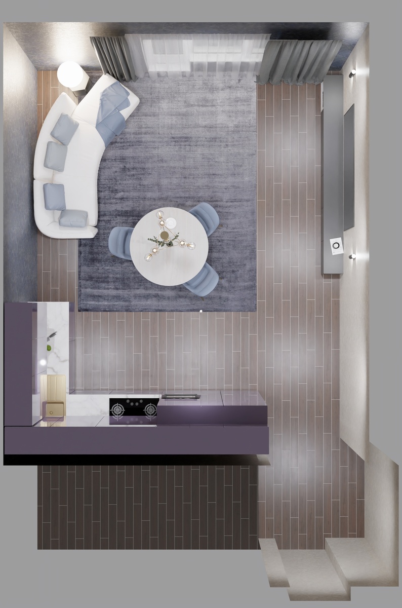 Планировка квартиры студии 32 м2