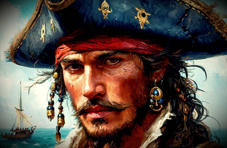 Пиратские серьги. Изображение взято с Яндекс картинок.