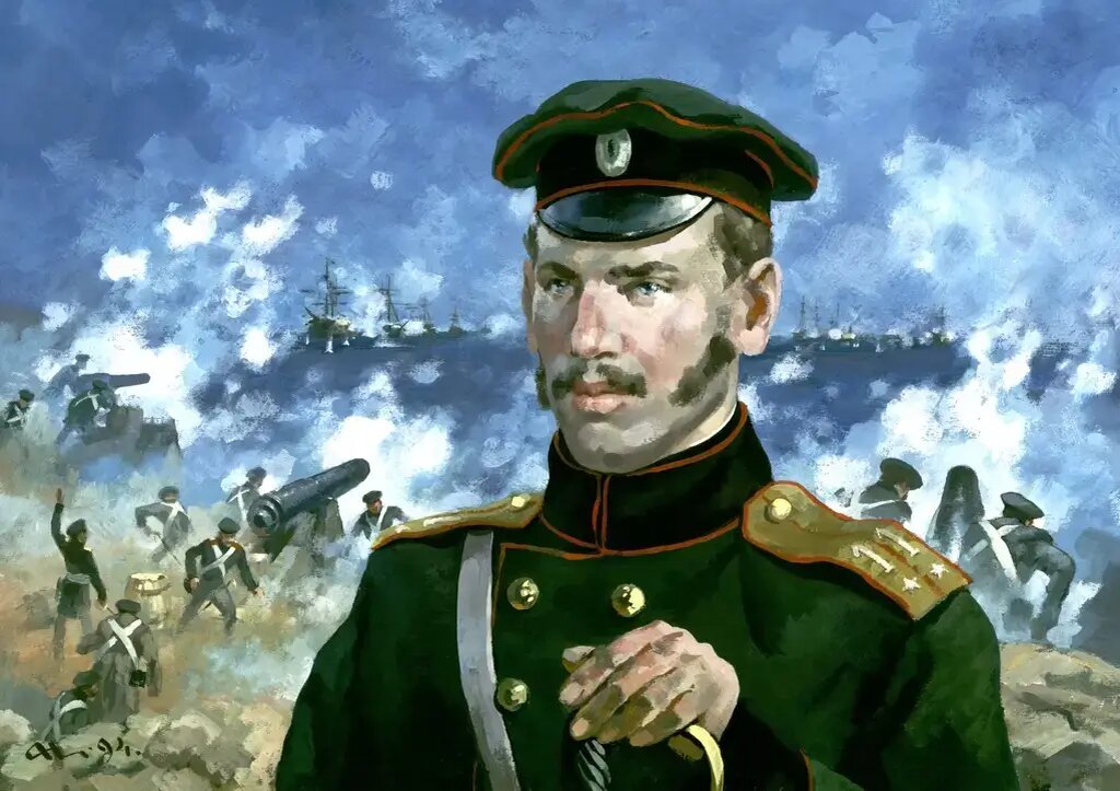 Николаев А.В. 'Л.Н. Толстой на 4-М бастионе в Севастополе". 1994 