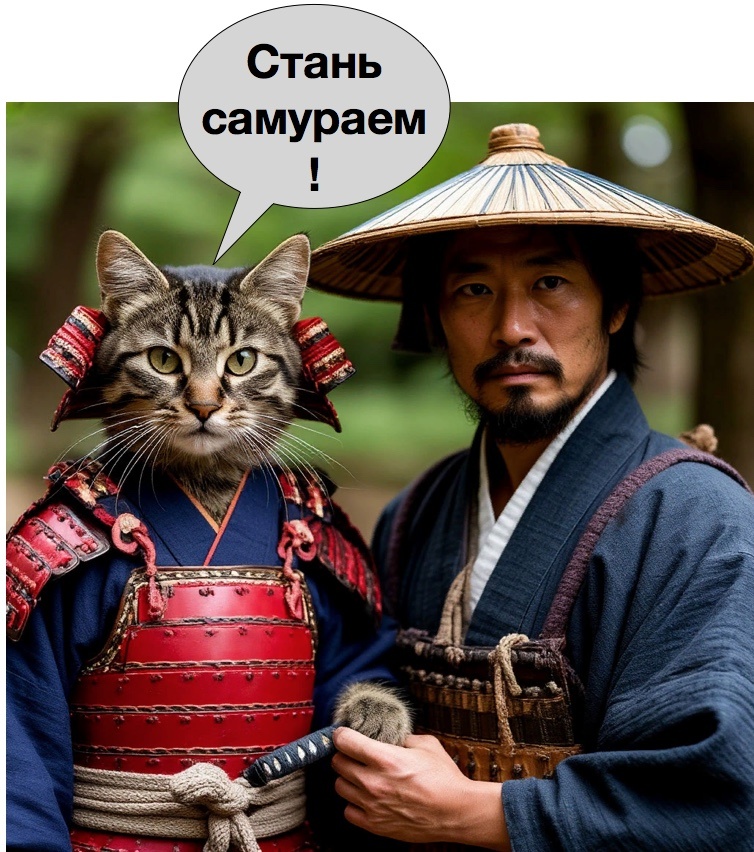 Стань самураем и Вселенная защитит тебя!
