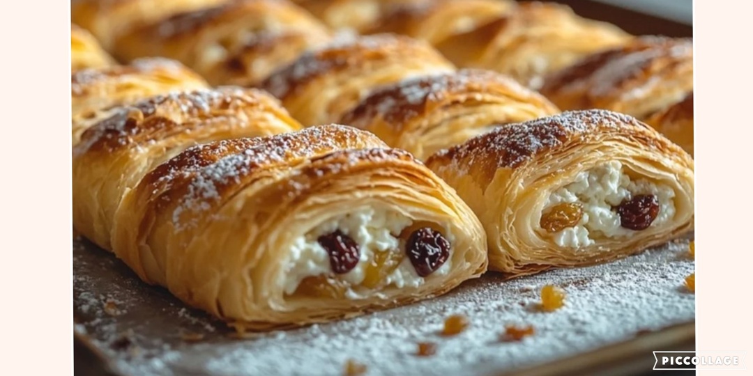 Творожные рулетики.