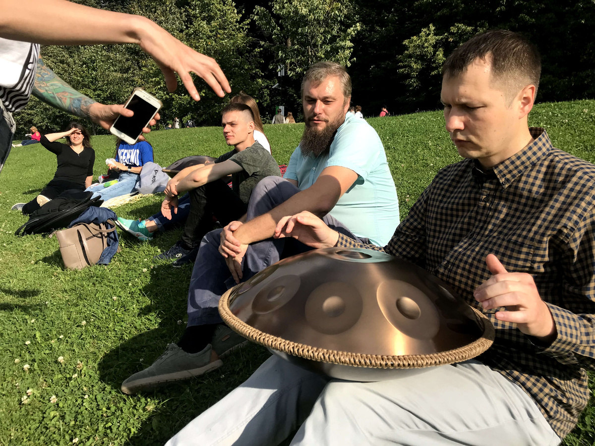 Пикник магазина хангов Nhoc Handpans