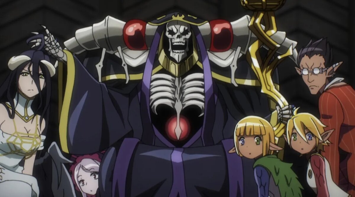 Кадр из аниме «Повелитель»   📷