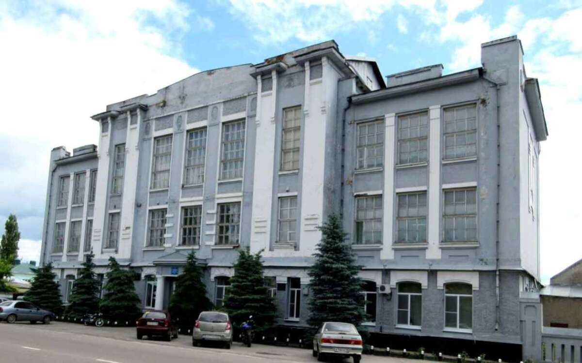    В Усмани хотят обновить фасад исторического здания многопрофильного колледжа Фото: проектная документация