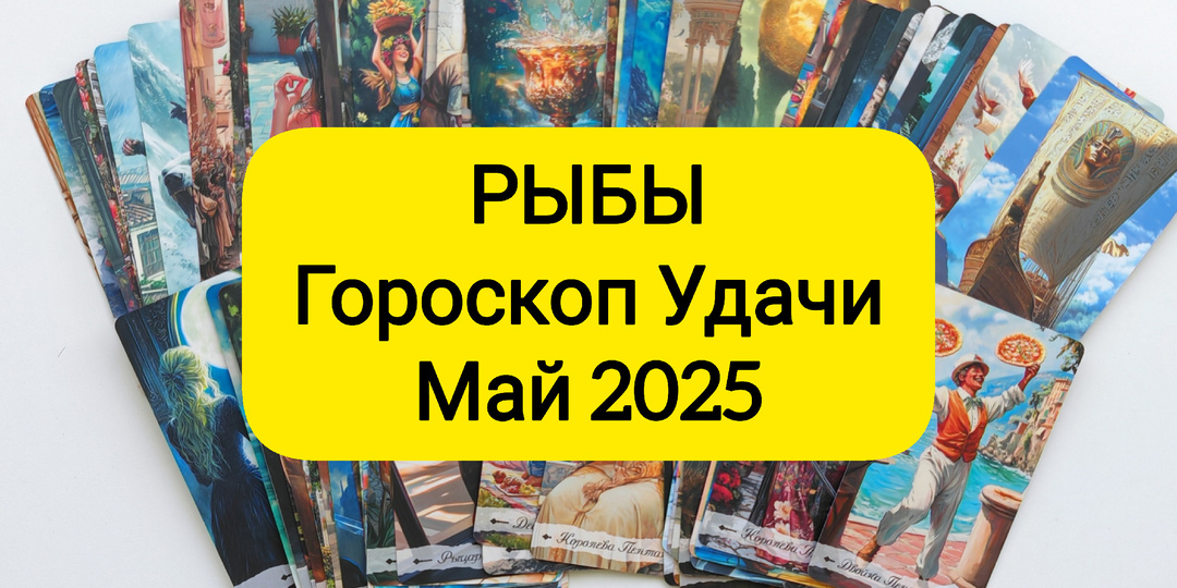 РЫБЫ сметут все препятствия на своем пути в мае 2025 года🍀 Гороскоп удачи на картах Таро