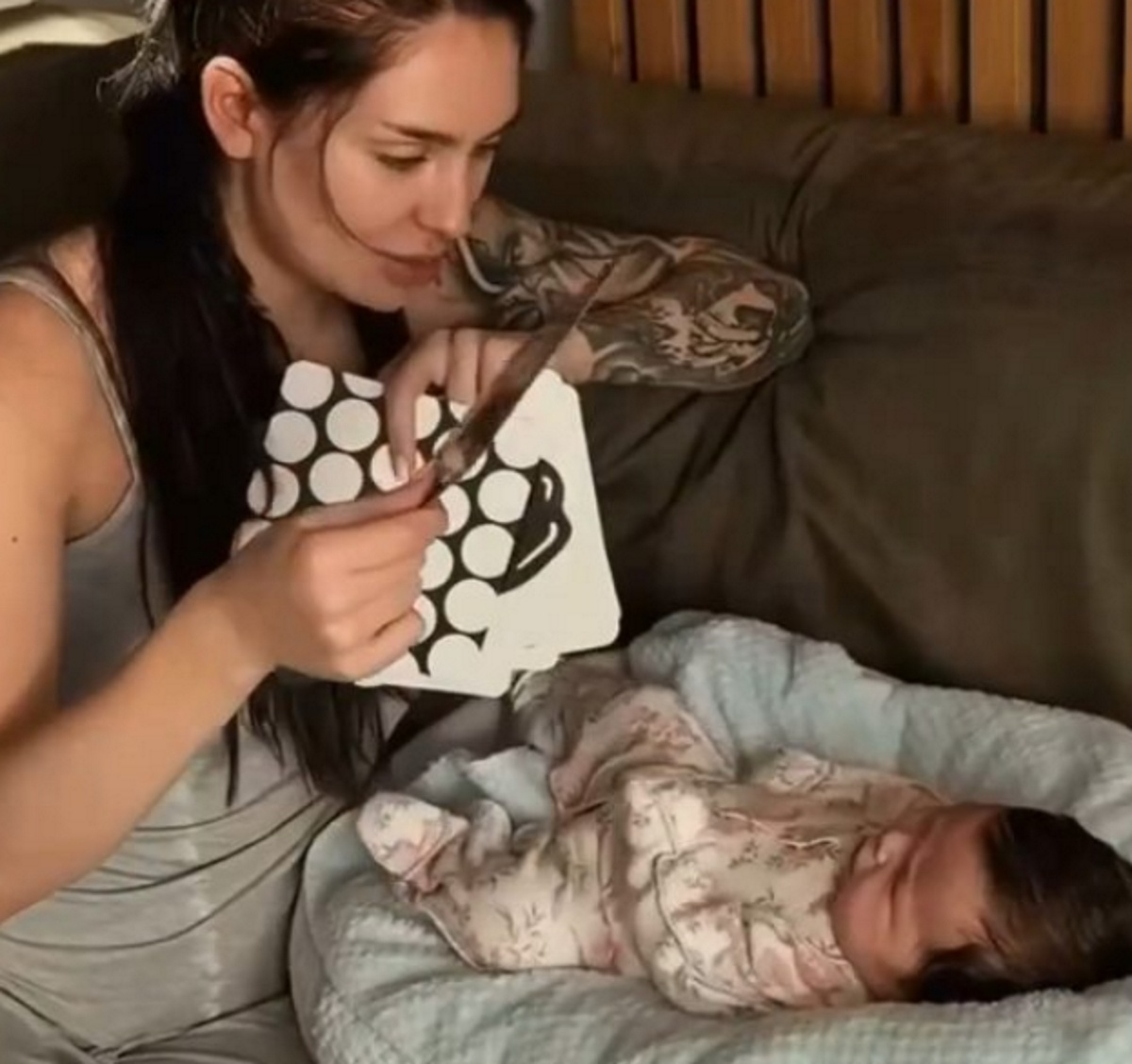 Татьяна Мусульбес с дочкой Мией. Фото: соцсети