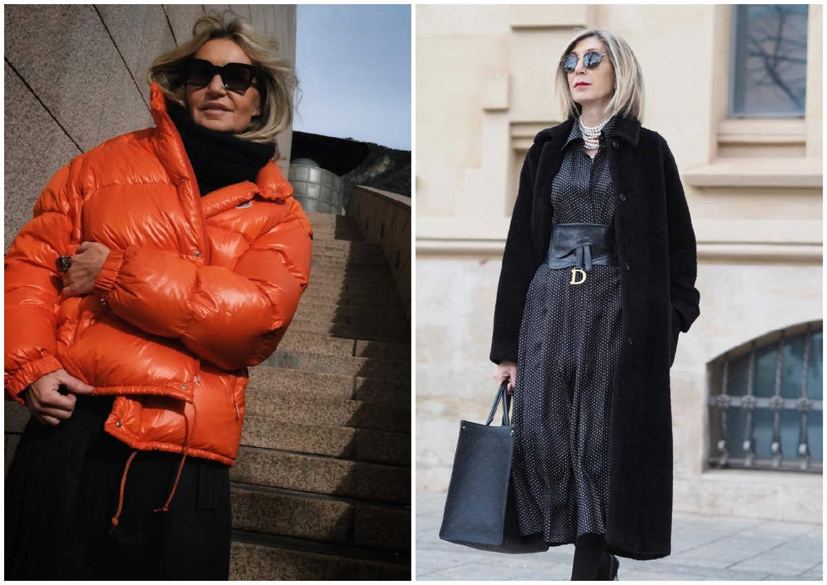 Пуховик и пальто могут смотреться не менее стильно и роскошно, чем натуральный мех. Источник: Соцсети