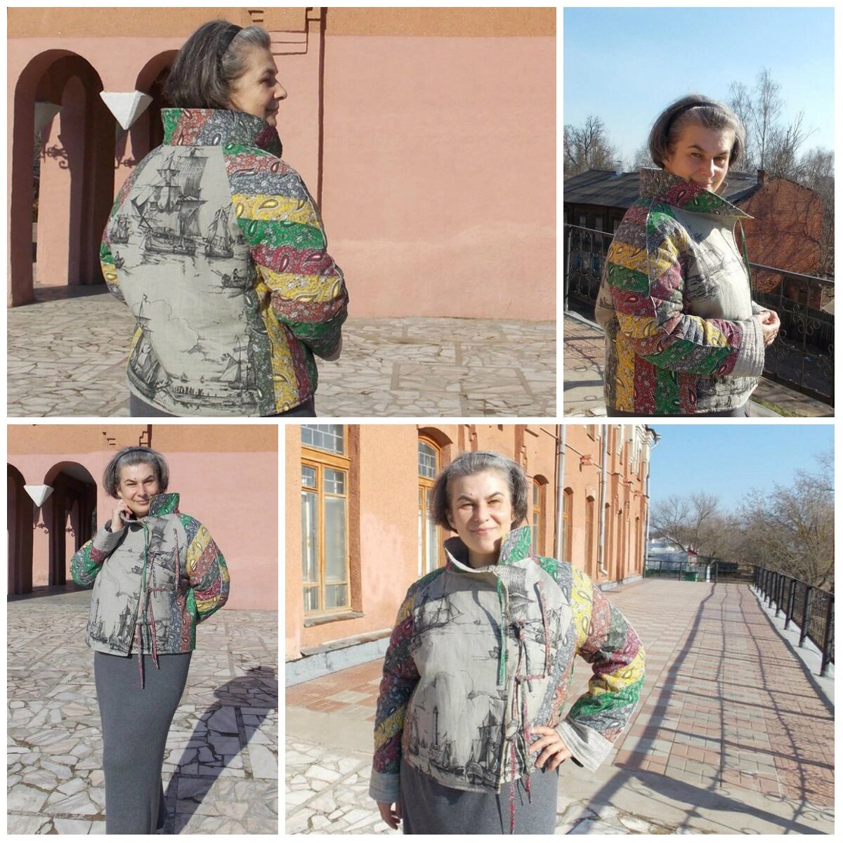 Моя первая лоскутная куртка, лет 10 назад было дело