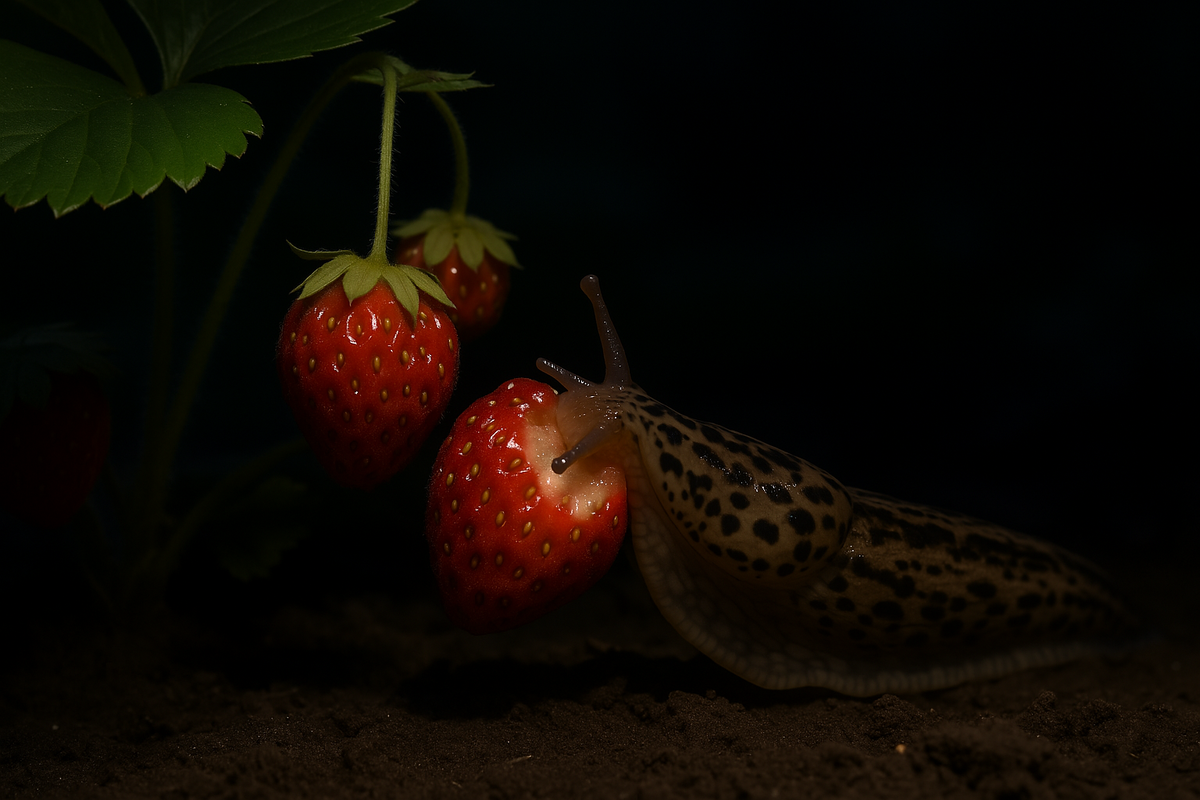 Слизни выедают ягоды