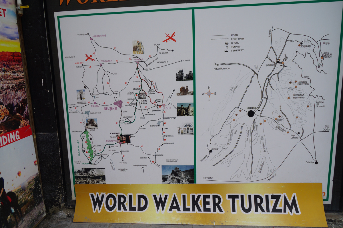 карта Каппадокии