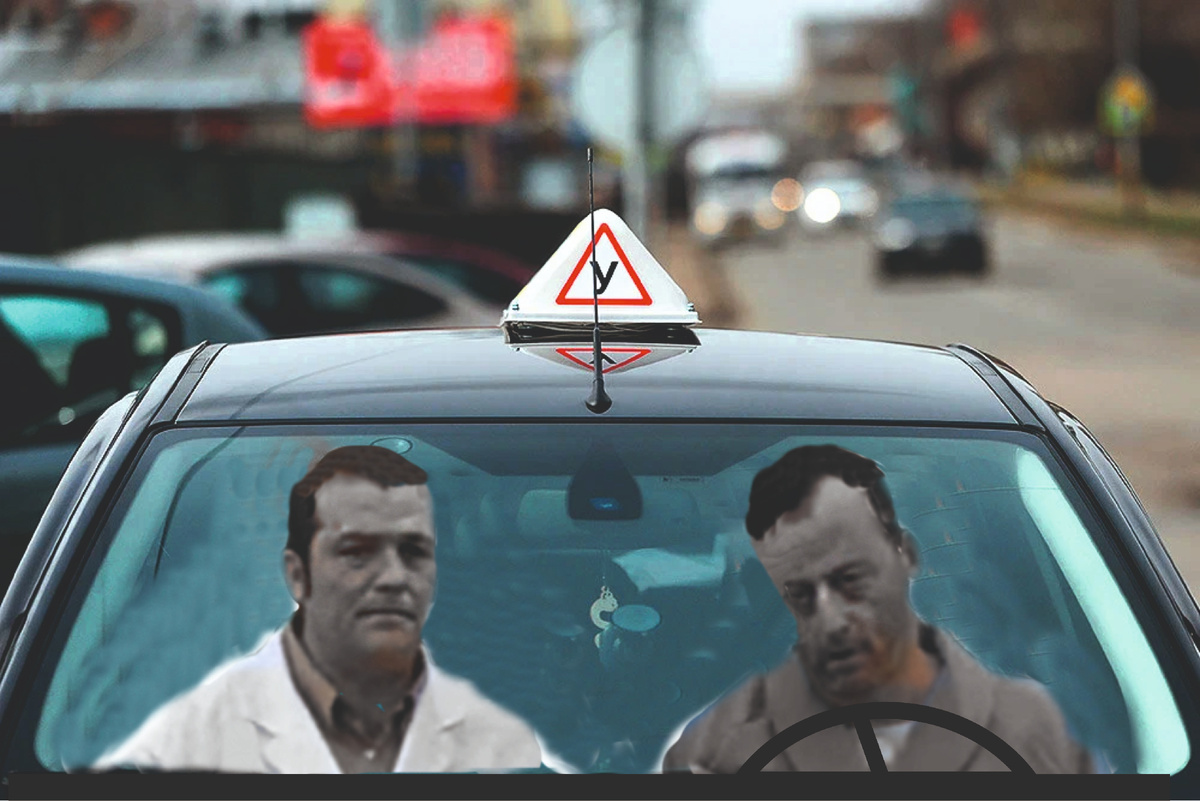 Новичок на учебном вождении