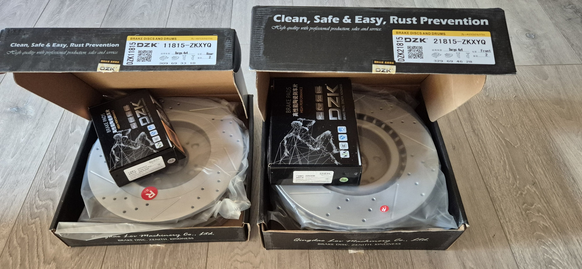 Диски и колодки DZK — Haval Dargo