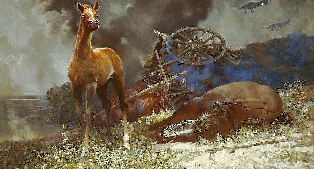 Верные до конца: лошадь в поэзии и памяти Великой Отечественной