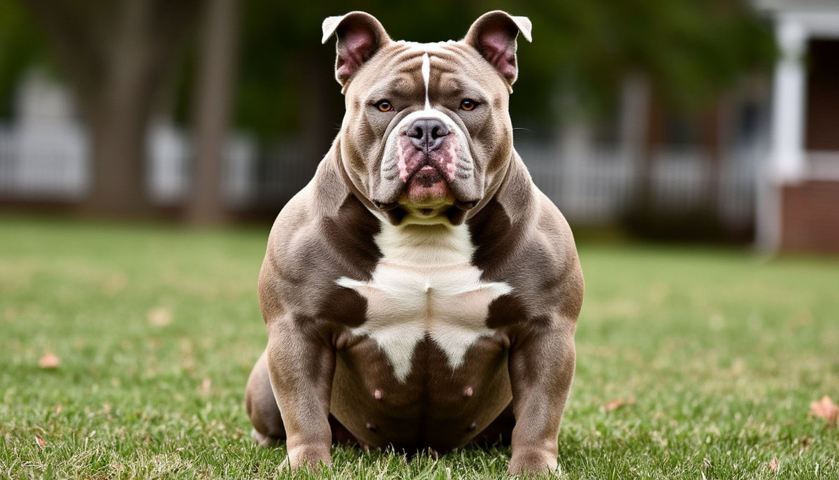 Американский булли беременная