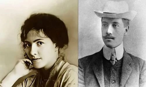 Николай Гумилев и Елена дю Буше