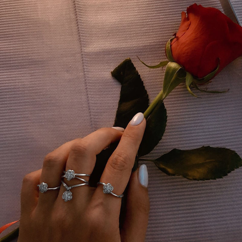 Кольца Pasquale Bruni Fioremi из белого золота с бриллиантами