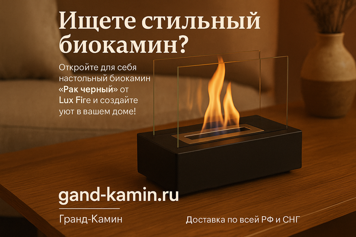    Как выбрать идеальный биокамин для уютного интерьера: секреты и лайфхаки от Grand-Kamin Kamin