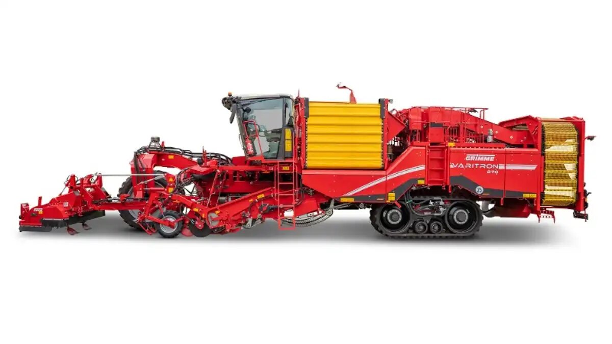 Фото: © Grimme
Двухрядный самоходный картофелеуборочный комбайн Grimme Varitron нового поколения