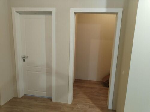 Иногда наши клиенты выбирают не устанавливать дверь