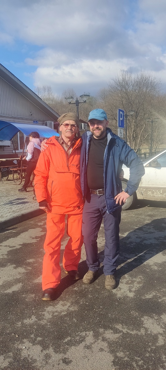 Отец и Александр, наш проводник