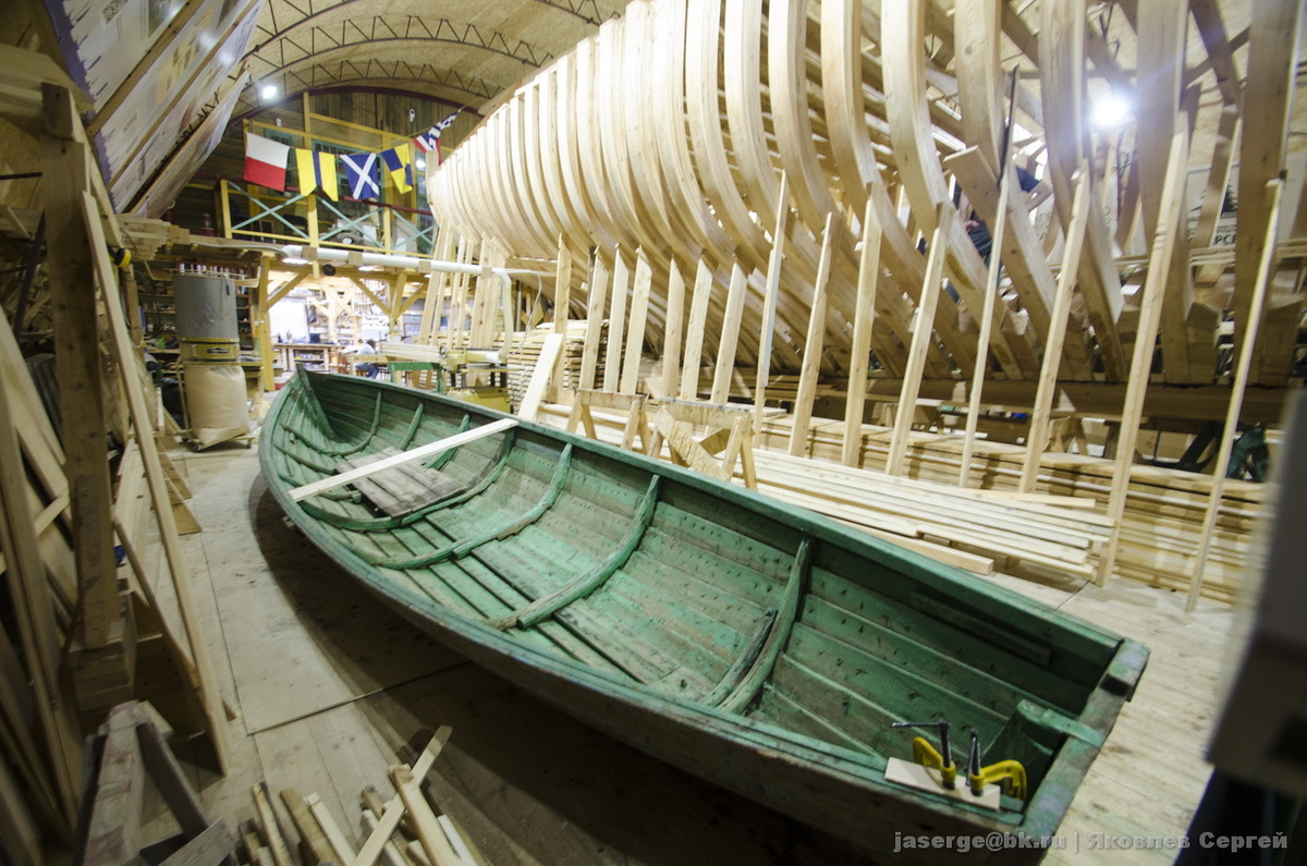 На верфи Товарищества в Архангельске