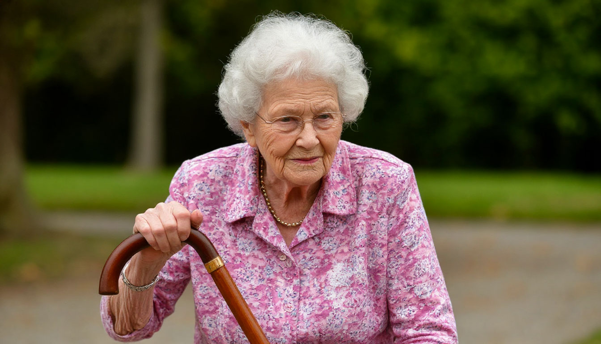 Напоминаю, что трость лучше использовать многоопорную!