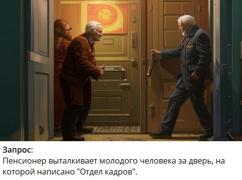 Ну и кто тут пенсионер, и где «Отдел кадров»?