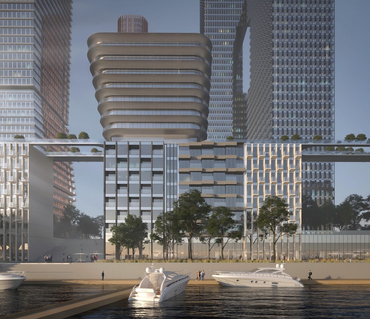 Вместо заводов и заброшенных пустырей появляются футуристичные проекты. Фото: Аеон Девелопмент