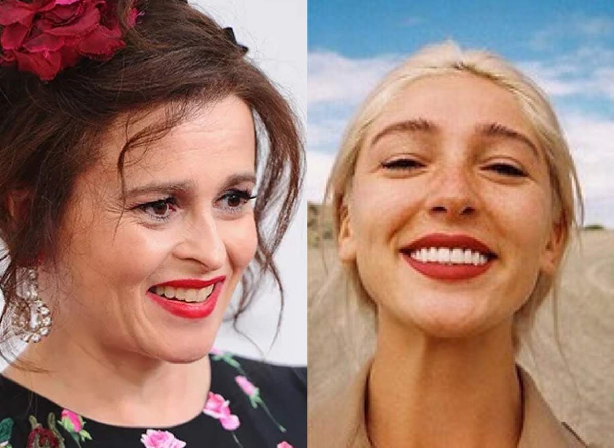Хелена Бонем Картер и Анастасия Ивлеева