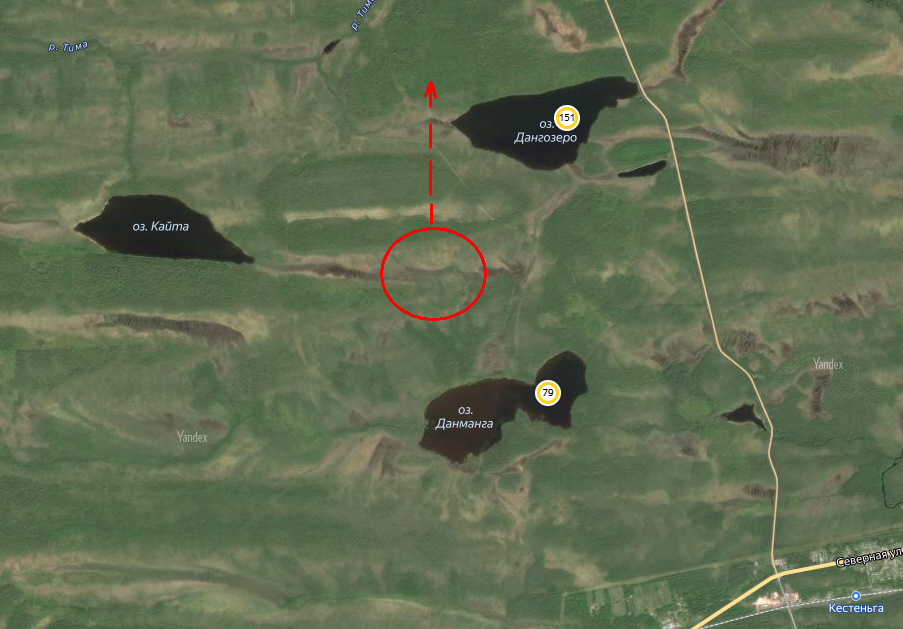 Наверное, озеро 148 - это оз. Кайта.