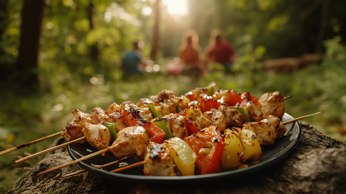 Полезный шашлык из курицы