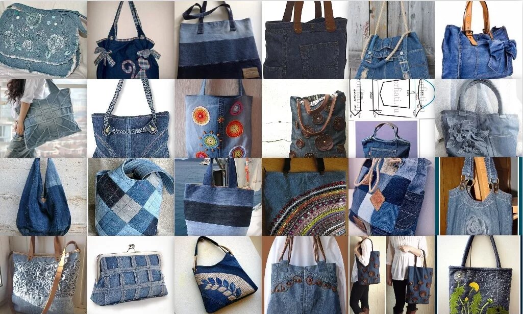 Идеи из старых джинс  источник  яндекс картинки