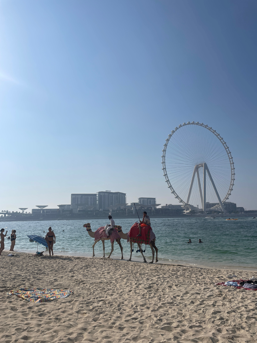 Общественный пляж JBR, личный архив. 