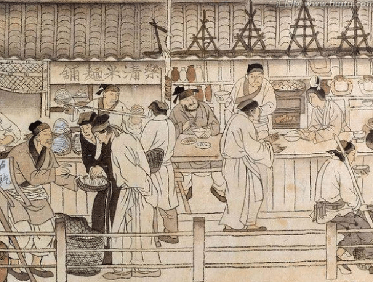 рынок в старом Китае (фото из интернета)