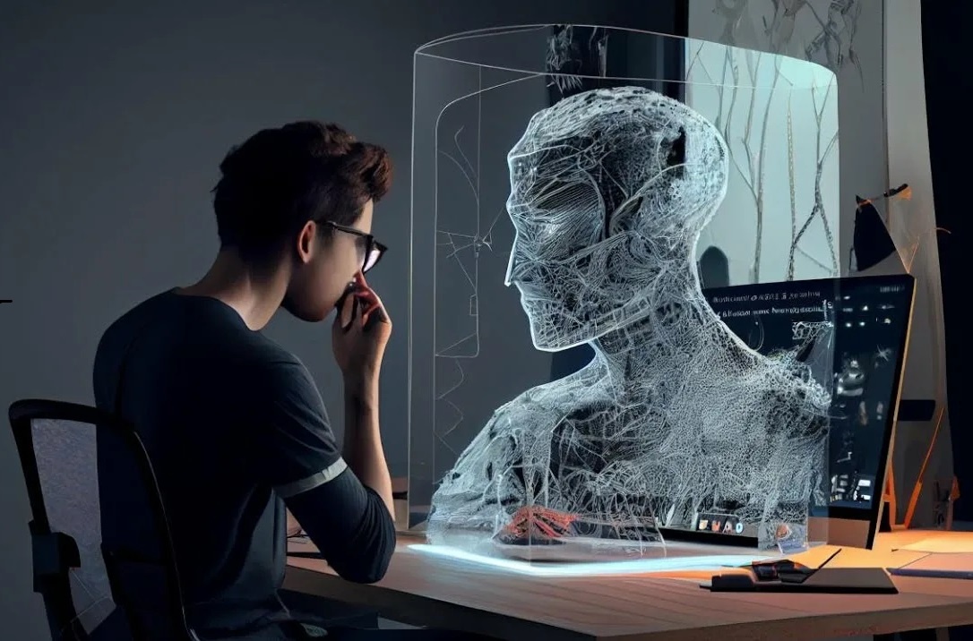 Человек-создатель ИИ.