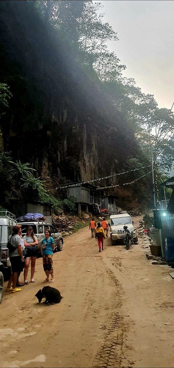 Местечко, где остановились на ночлег.