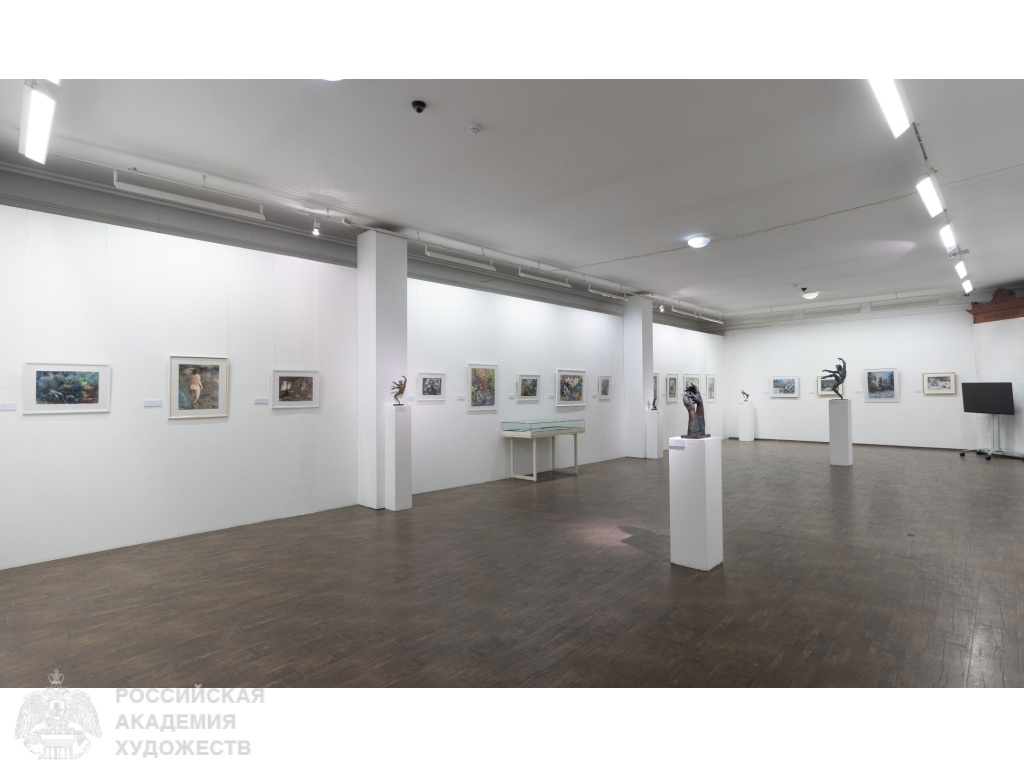 Экспозиция выставки «Владимир Васильев. Отражения» в МВК РАХ Галерее искусств Зураба Церетели. Фоторепортаж: Виктор Берёзкин, пресс-служба РАХ.