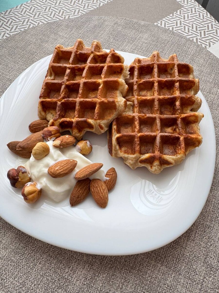 Идея для подачи банановых вафель