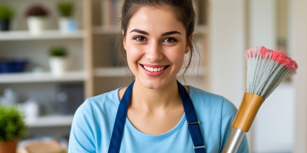 ― Все почти готово, осталось лишь полки протереть,― ответила я немного смущенно, а у самой сердце продолжало колотиться.