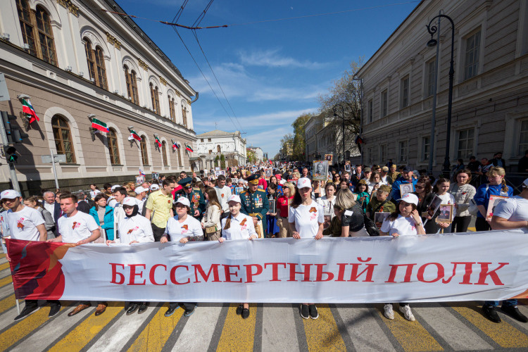    В Казани впервые за два года на 9 Мая пройдет шествие «Бессмертного полка».   
Фото: «БИЗНЕС Online»